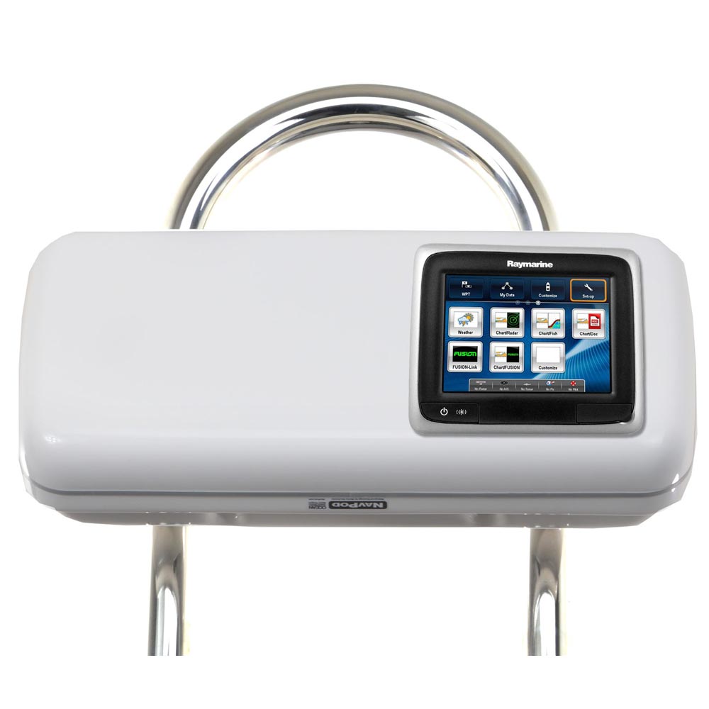 NavPod - GP1507 SystemPod Pre-Cut - For Raymarine a65,a67,a68, With Space On The Left, For 9.5" Wide Guard — Quality Boat Parts