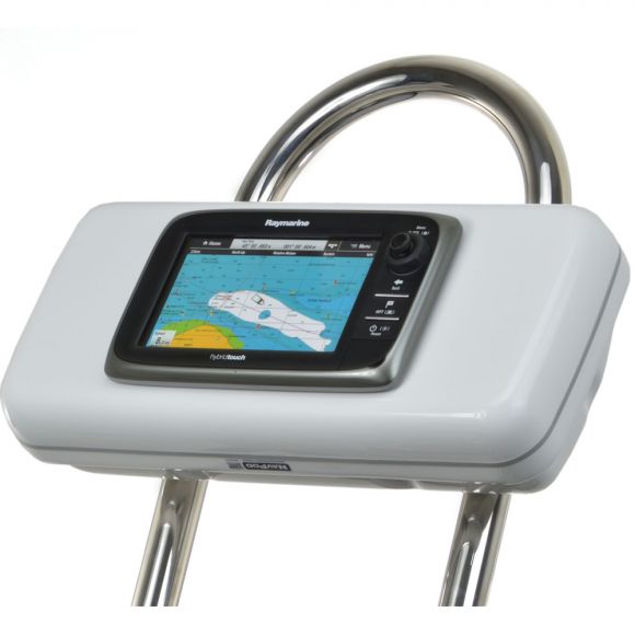 NavPod - GP1522 SystemPod Pre-Cut - For Raymarine e7, e7D Mounted In Center, For 9.5" Wide Guard — Quality Boat Parts