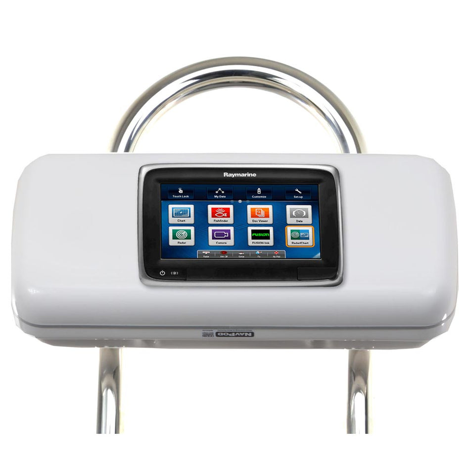 NavPod - GP1523 SystemPod Pre-Cut - For Raymarine a75/a77/a78 Mounted In Center, for 9.5" Wide Guard — Quality Boat Parts