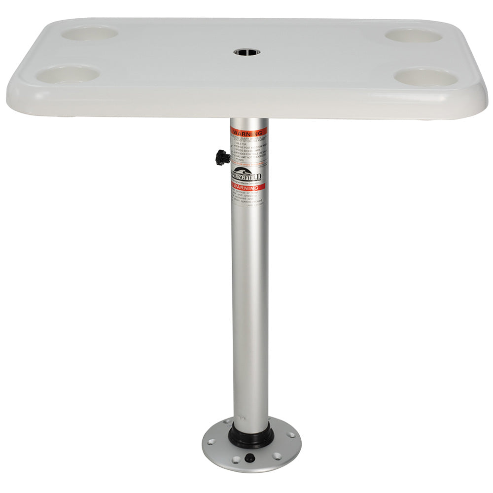 Springfield Marine - Rectangle Table Package - White Thread-Lock — Quality Boat Parts