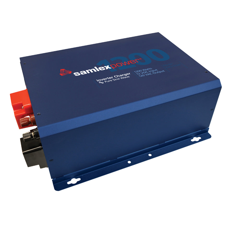Samlex - Evolution F Series Pure Sine Inverter/Charger - 1200W, 120V, 12V Input, 60 Amp, Charger Hard Wiring — Quality Boat Parts