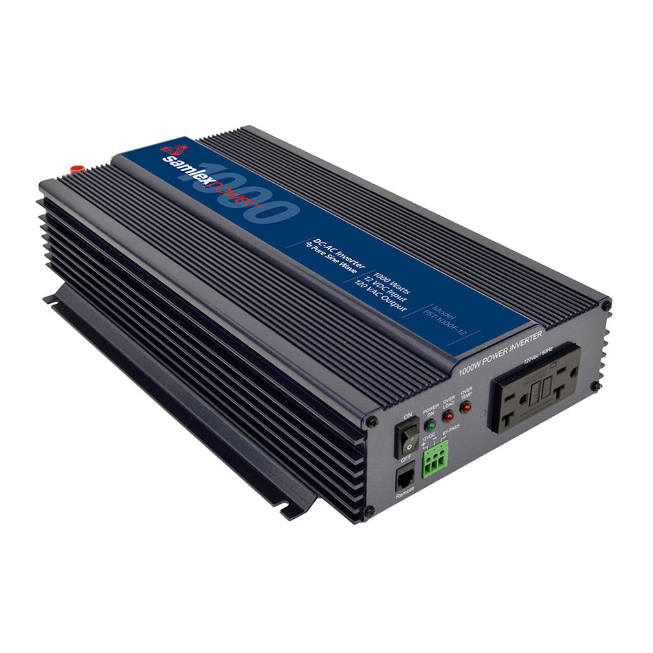 Samlex - Pure Sine Wave Inverter - 12V Input, 120VAC Output, 1000W — Quality Boat Parts