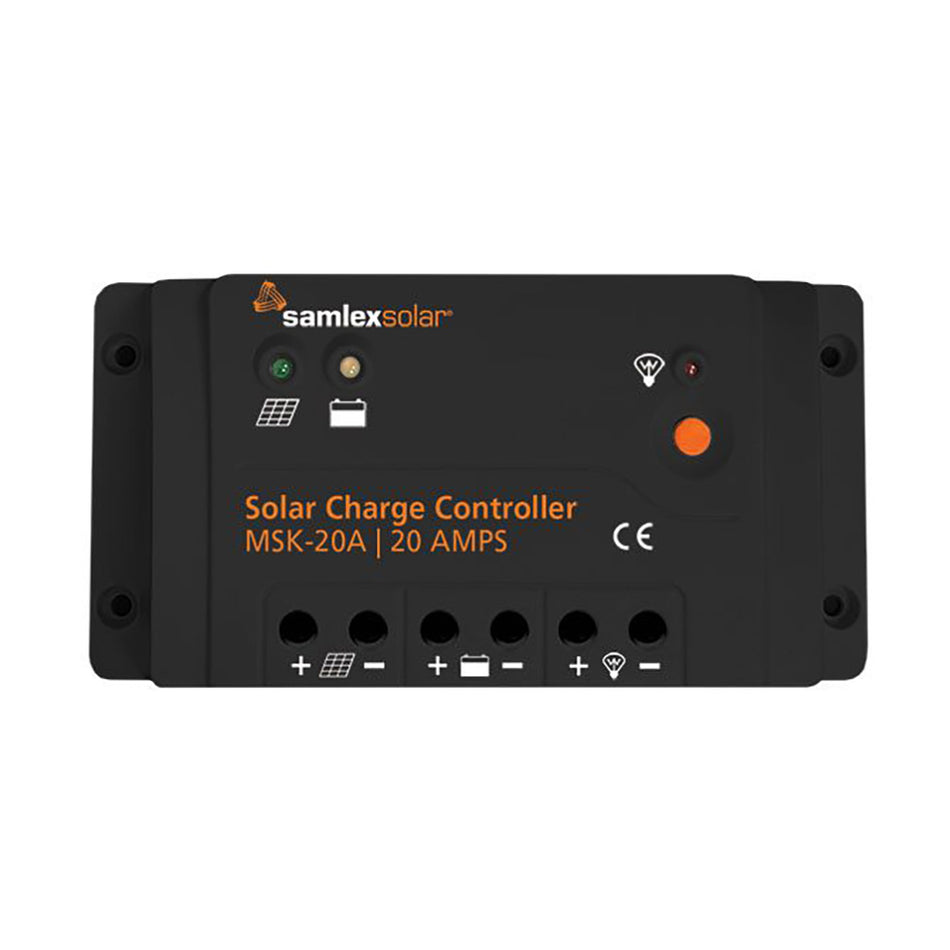 Samlex - Solar Charge Controller - 12/24V, 20A — Quality Boat Parts