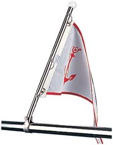Sea-Dog - Pulpit Flagpole - Stainless Steel — Quality Boat Parts