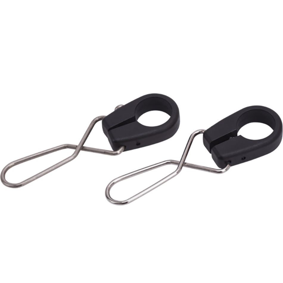 Sea-Dog - Flagpole Pennant Mounts - Stainless Clips, Nylon, Pair — Quality Boat Parts