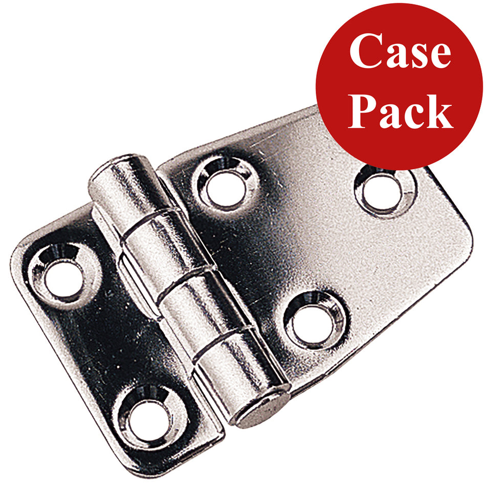 Sea-Dog - Short Side Door Hinge - Stainless Steel, Stamped, Bulk Case of 10 — Quality Boat Parts