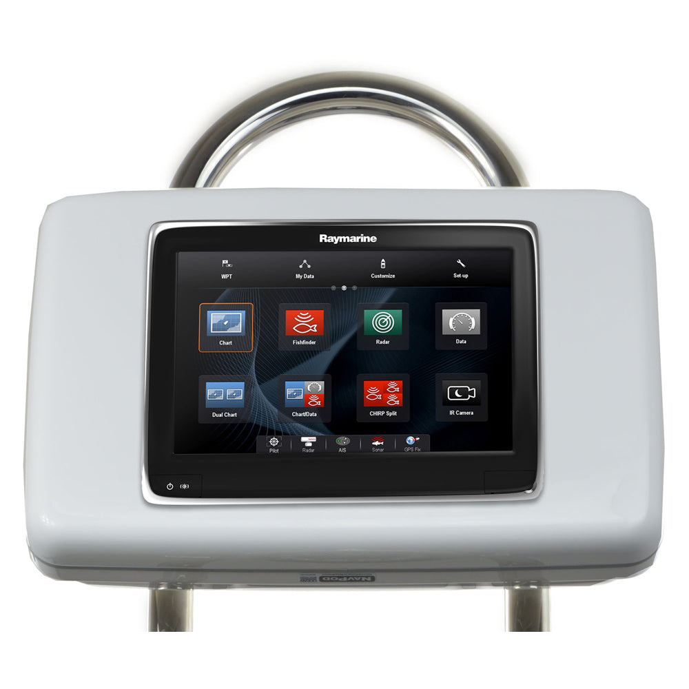 NavPod - GP1204 SailPod Pre-Cut - For Raymarine a125, a127, a128, For 9.5" Wide Guard — Quality Boat Parts