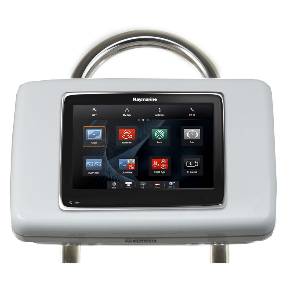 NavPod - GP1204 SailPod Pre-Cut - For Raymarine a125, a127, a128, For 9.5" Wide Guard — Quality Boat Parts