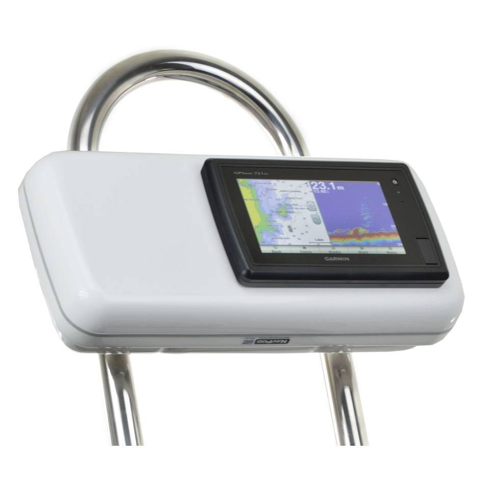 NavPod - GP1501 SystemPod Pre-Cut - For Garmin 7xx and 7x Series, With Space On The Left, For 9.5" Wide Guard — Quality Boat Parts