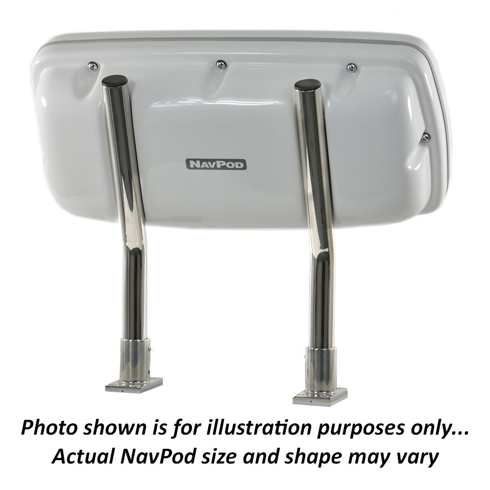 NavPod - SystemPod Pre-Cut - For Raymarine AXIOM 9, 1 Instrument, For 9.5" Wide Guard — Quality Boat Parts