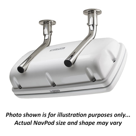 NavPod - SystemPod Pre-Cut - For Raymarine AXIOM 9, 1 Instrument, For 9.5" Wide Guard — Quality Boat Parts