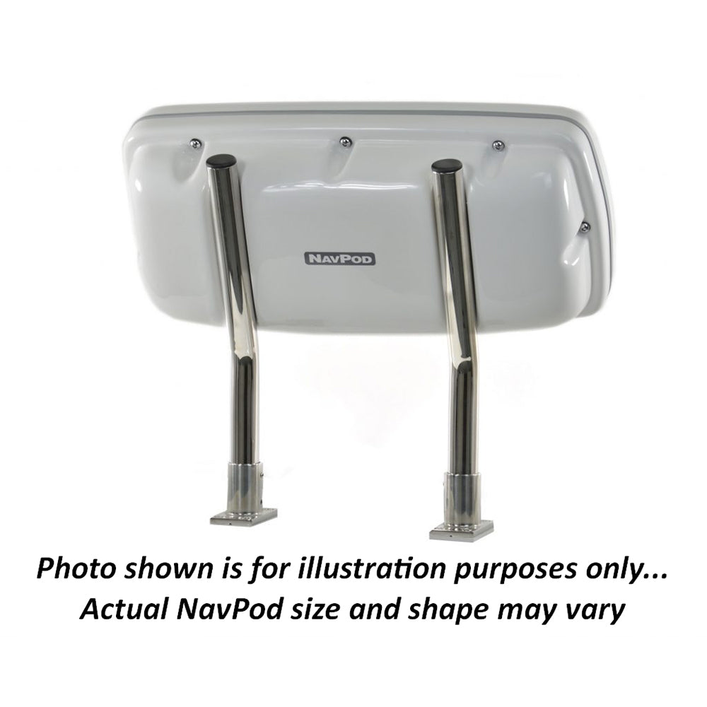 NavPod - SystemPod Pre-Cut - For Garmin GPSMAP 942xs, 942, 922xs, 922, 2 Instruments, For 9.5" Wide Guard — Quality Boat Parts