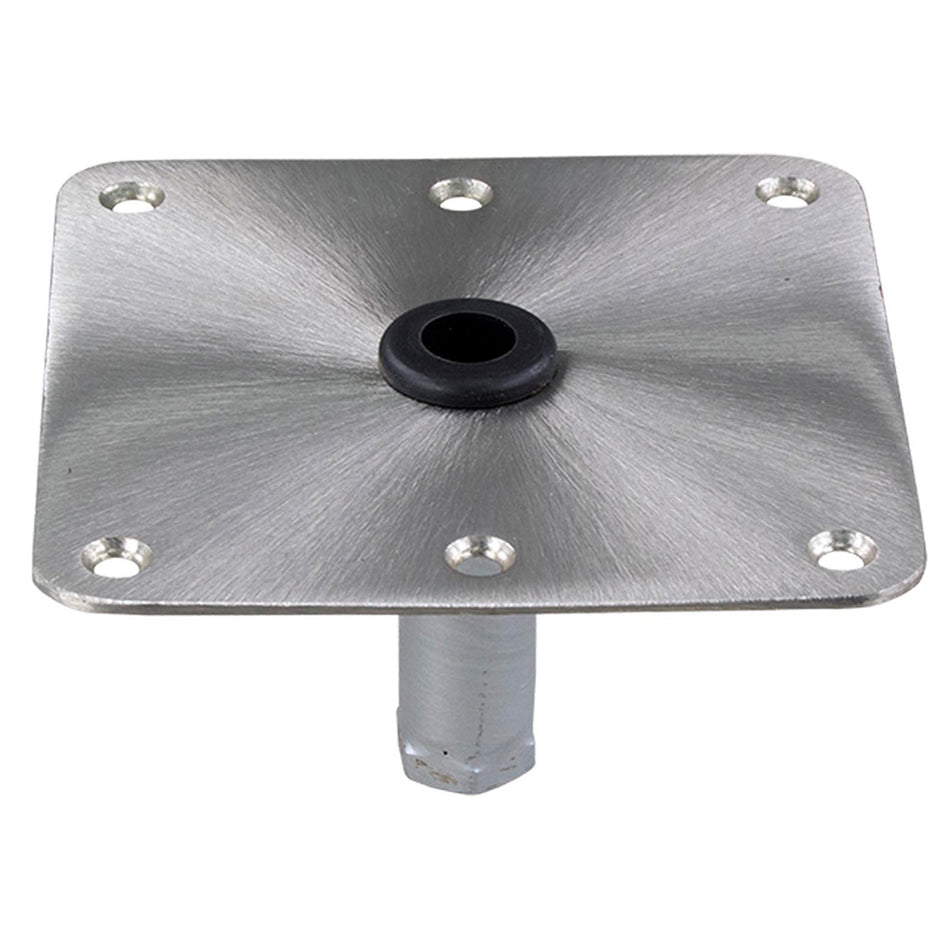 Springfield Marine - KingPin Stainless Steel Square Base - Threaded — Quality Boat Parts