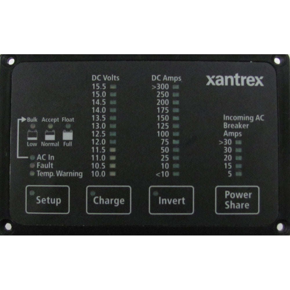 Xantrex Heart - Inverter/Charger Remote Control - FDM-12-25 Remote Panel, Battery Status, Freedom — Quality Boat Parts