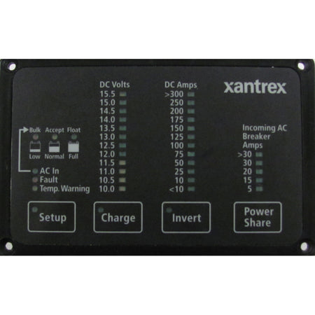 Xantrex Heart - Inverter/Charger Remote Control - FDM-12-25 Remote Panel, Battery Status, Freedom — Quality Boat Parts