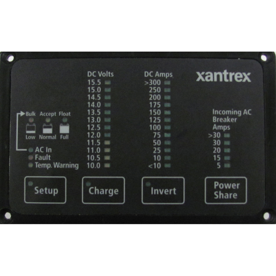 Xantrex Heart - Inverter/Charger Remote Control - FDM-12-25 Remote Panel, Battery Status, Freedom — Quality Boat Parts