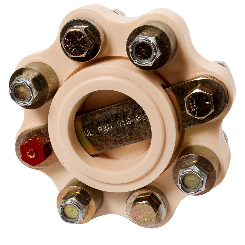 R & D Marine - Flexible Shaft Coupling - for 5" B/W, Hurth, & Volvo, 25HP/100RPM Capacity — Quality Boat Parts