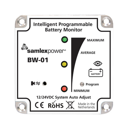 Samlex - Battery Monitor - 12V/24V, Programmable — Quality Boat Parts