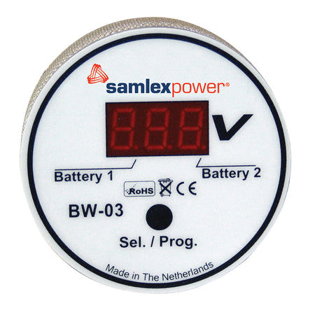 Samlex - Dual Battery Monitor - 12/24V, Auto Detection — Quality Boat Parts