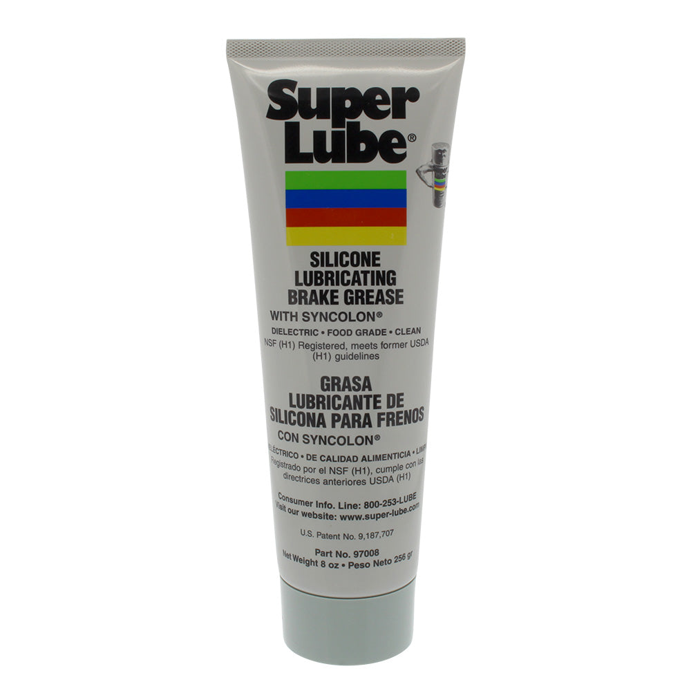 Super Lube - Silicone Lubricating Brake Grease - With Syncolon, 8oz Tube — Quality Boat Parts