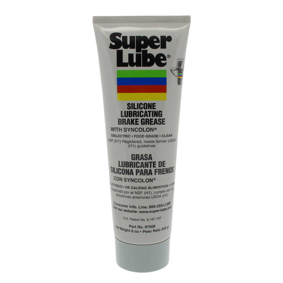 Super Lube - Silicone Lubricating Brake Grease - With Syncolon, 8oz Tube — Quality Boat Parts