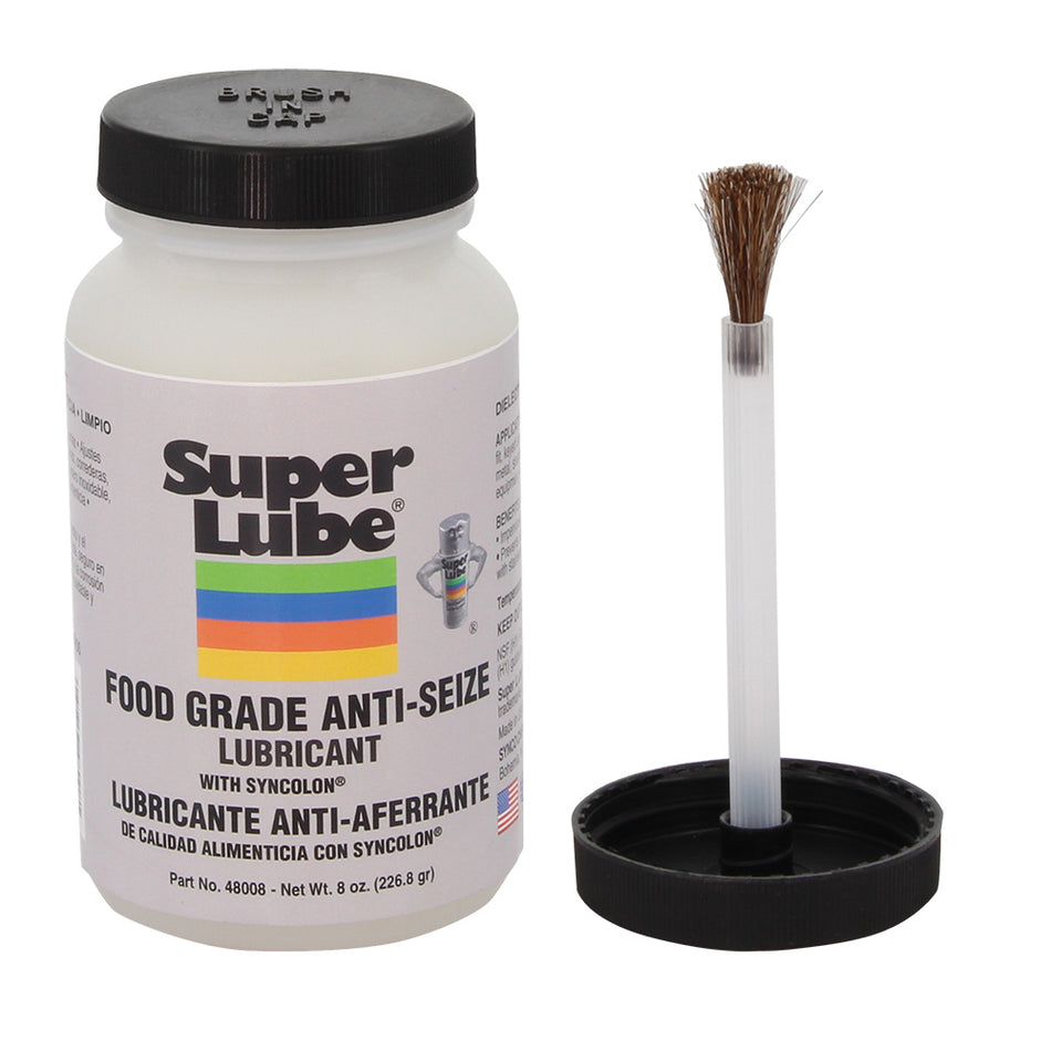 Super Lube - Food Grade Anti-Seize - With Syncolon, 8oz Brush Bottle — Quality Boat Parts