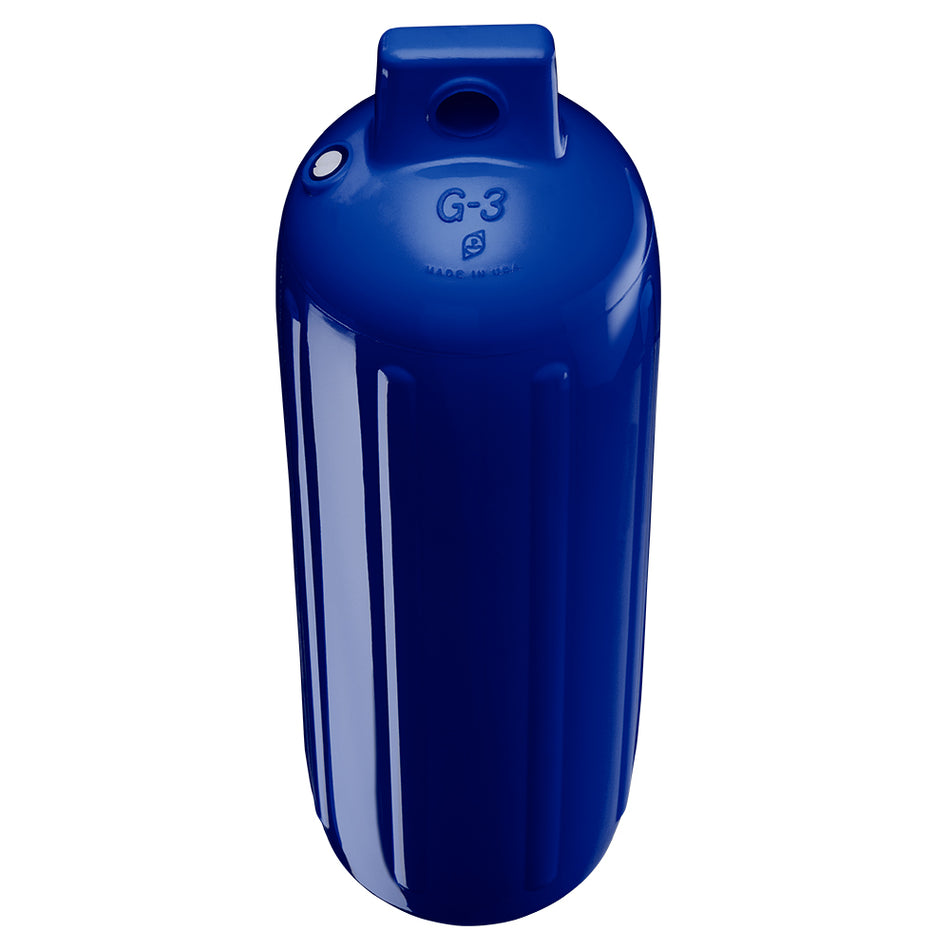 Polyform - G Twin Eye Fender - Cobalt Blue, with Adapter — Quality Boat Parts