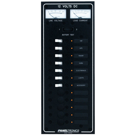 Paneltronics - Standard DC Breaker Panel - LEDs — Quality Boat Parts