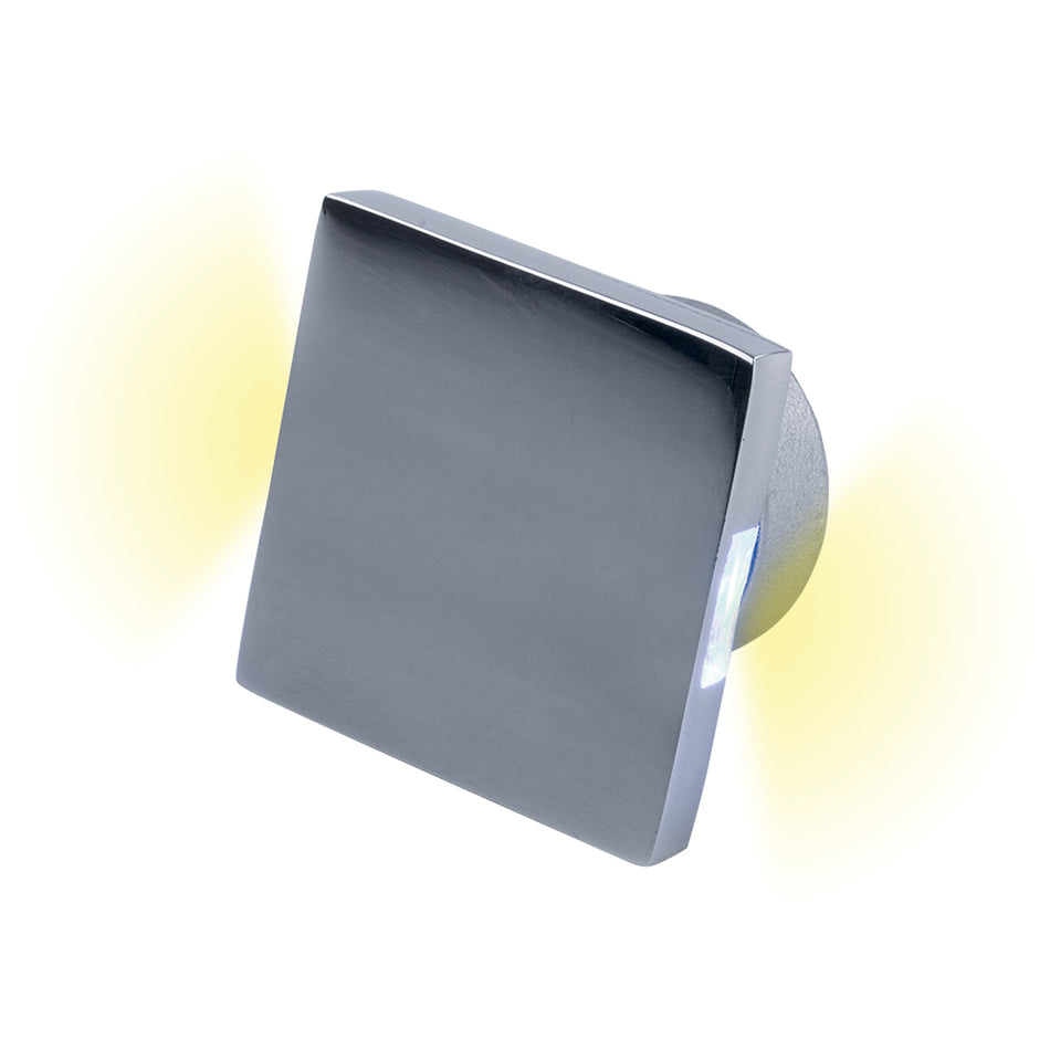 Sea-Dog - LED Square Courtesy Light - Stainless Steel — Quality Boat Parts