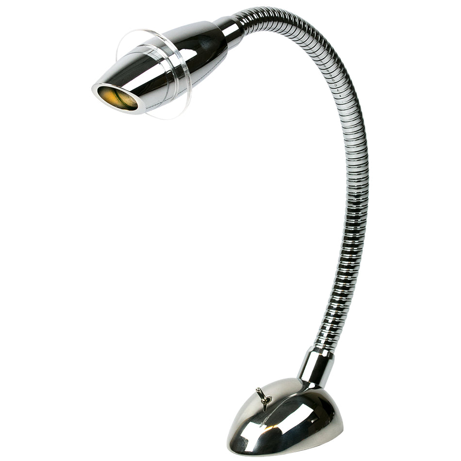 Sea-Dog - LED Reading Light - With Switch, Deluxe Flexible, Stainless Steel, 12-28V — Quality Boat Parts