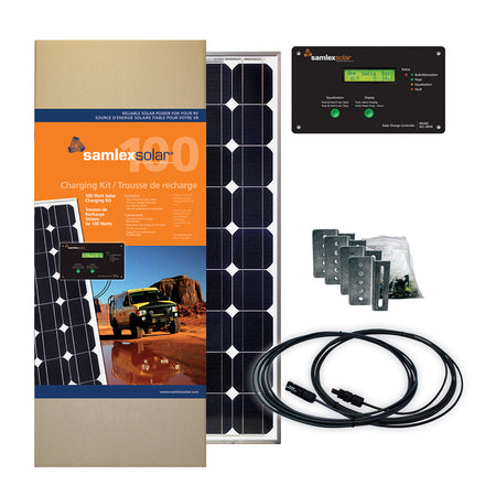 Samlex America - Solar Charging Kit - 100W, 30A — Quality Boat Parts