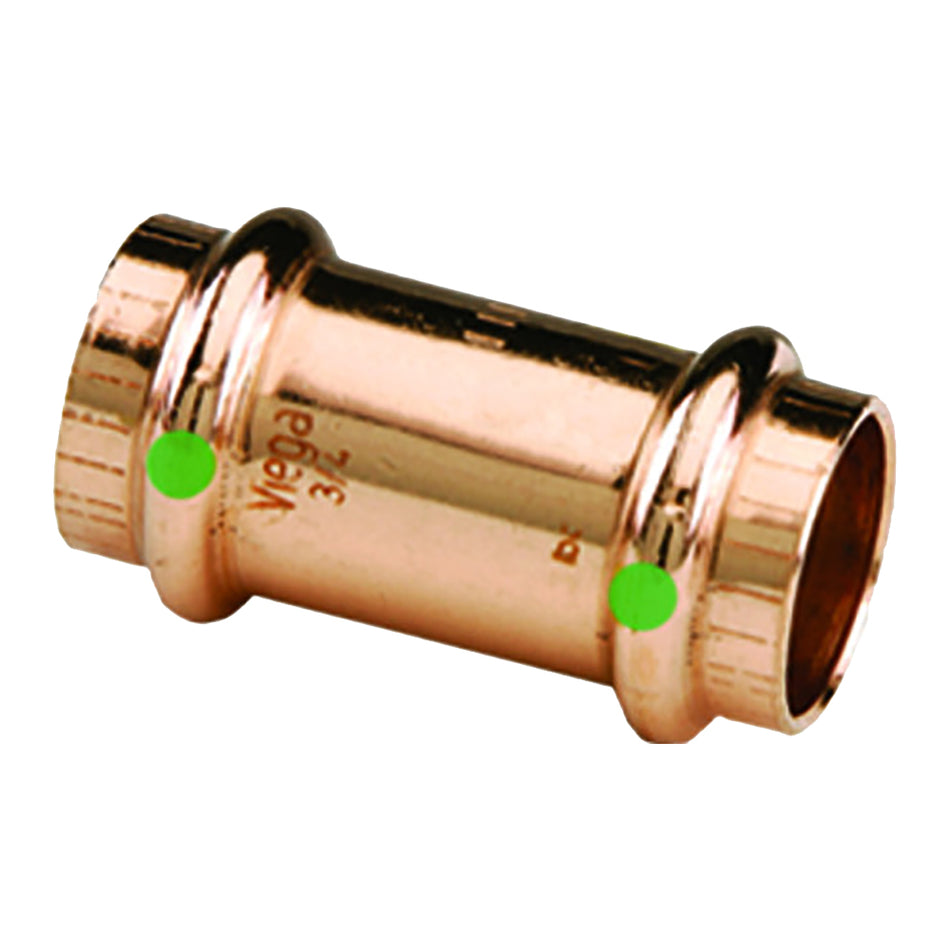 Viega - ProPress Copper Coupling - With Stop — Quality Boat Parts