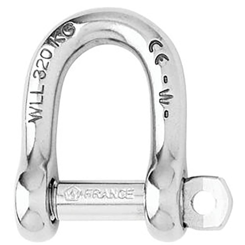Wichard Marine - Not Self-Locking D Shackle - 14mm Diameter, 9/16" — Quality Boat Parts