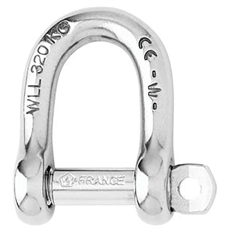 Wichard Marine - Not Self-Locking D Shackle - 14mm Diameter, 9/16" — Quality Boat Parts