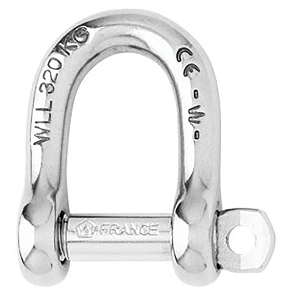 Wichard Marine - Not Self-Locking D Shackle - 14mm Diameter, 9/16" — Quality Boat Parts