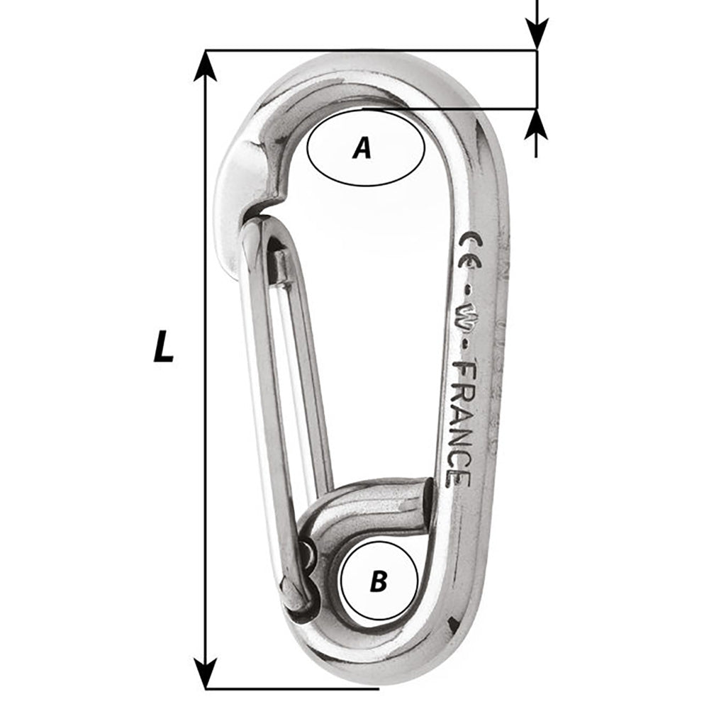 Wichard Marine - Symmetric Carbin Hook - 120mm Length, 15/32" — Quality Boat Parts