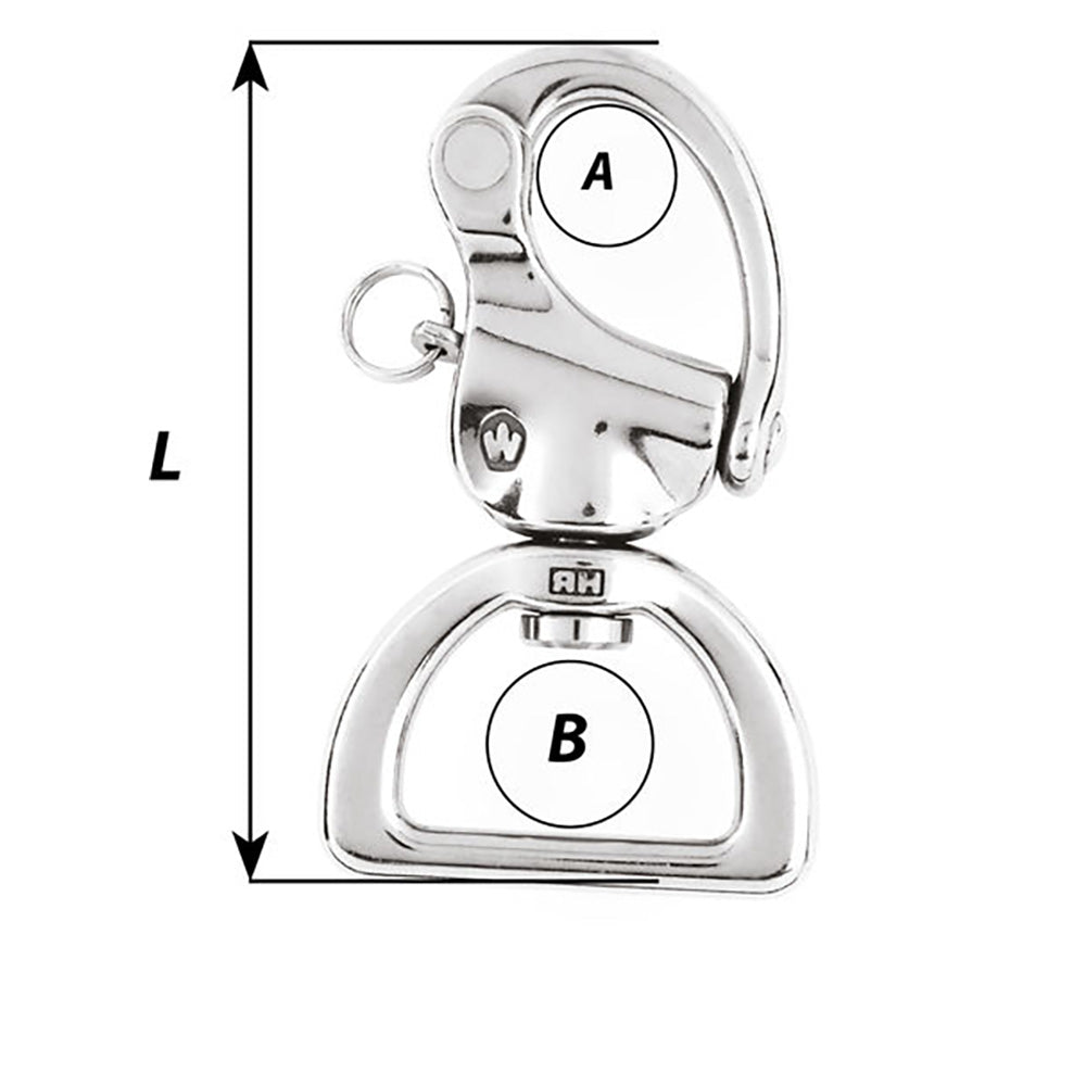 Wichard Marine - Webbing Snap Shackle - 3-1/8" — Quality Boat Parts