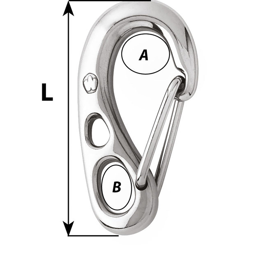Wichard Marine - HR Safety Snap Hook - 100mm Length, 3-15/16" — Quality Boat Parts