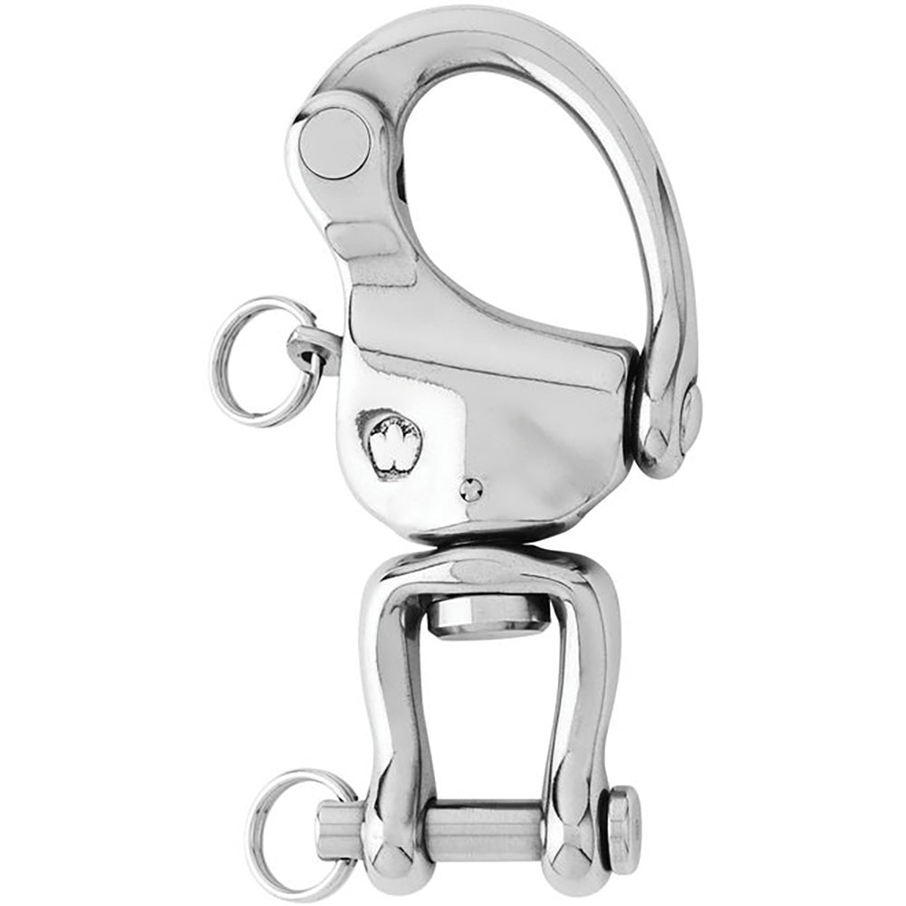 Wichard Marine - HR Snap Shackle With Clevis Pin Swivel - 120mm Length, 4-23/32" — Quality Boat Parts