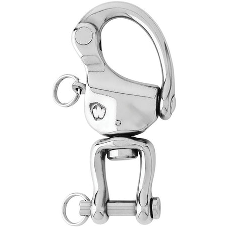 Wichard Marine - HR Snap Shackle With Clevis Pin Swivel - 120mm Length, 4-23/32" — Quality Boat Parts