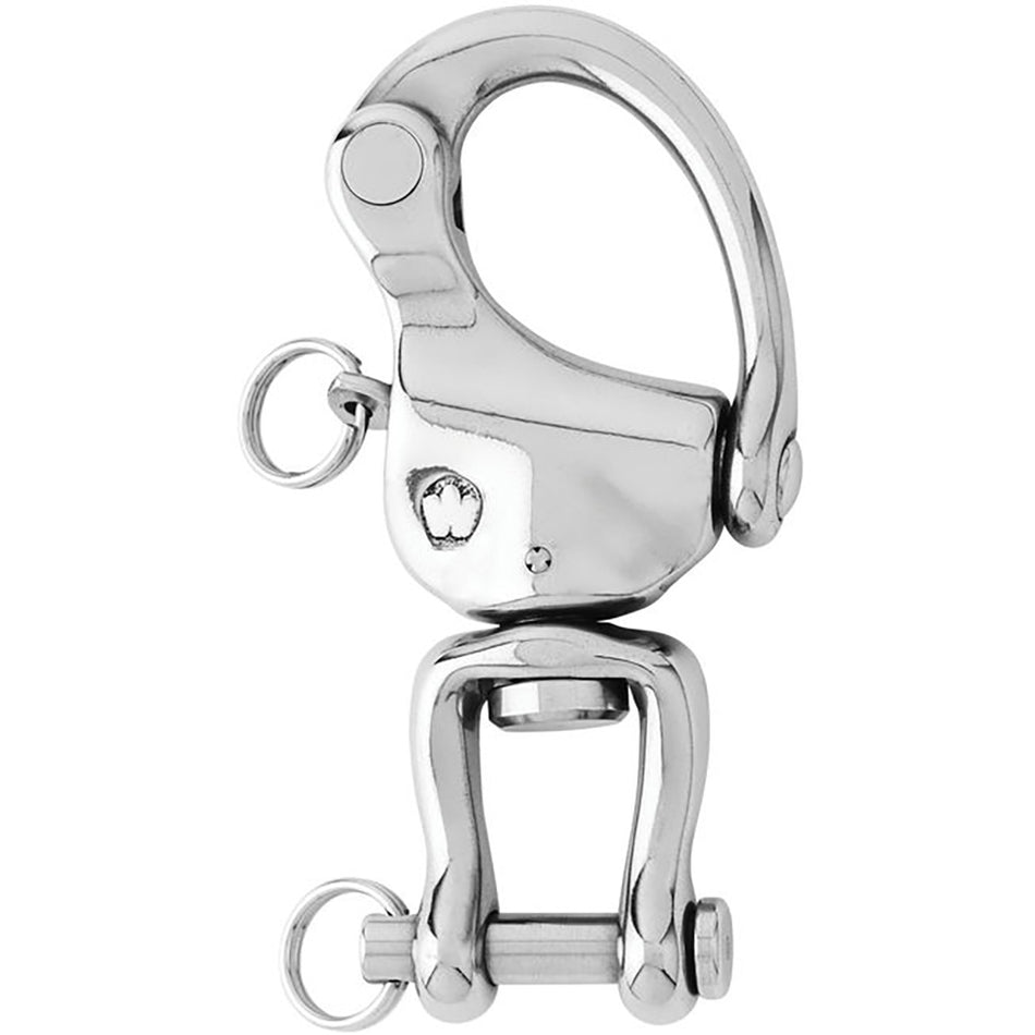 Wichard Marine - HR Snap Shackle With Clevis Pin Swivel - 120mm Length, 4-23/32" — Quality Boat Parts