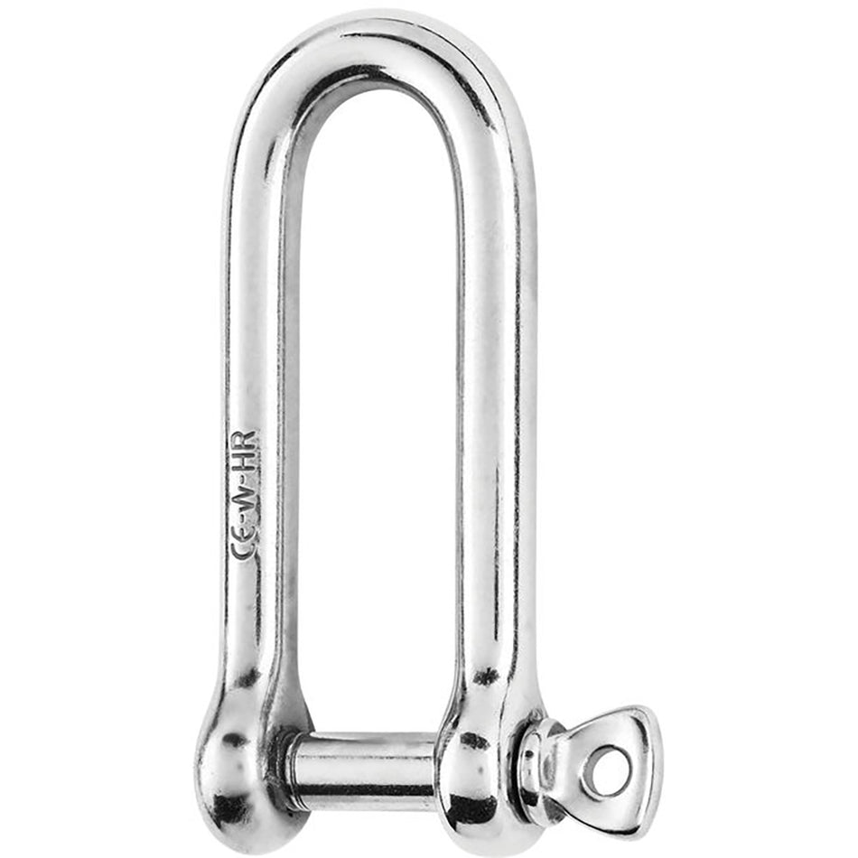 Wichard Marine - HR Long D Shackle - 10mm Diameter, 25/64" — Quality Boat Parts