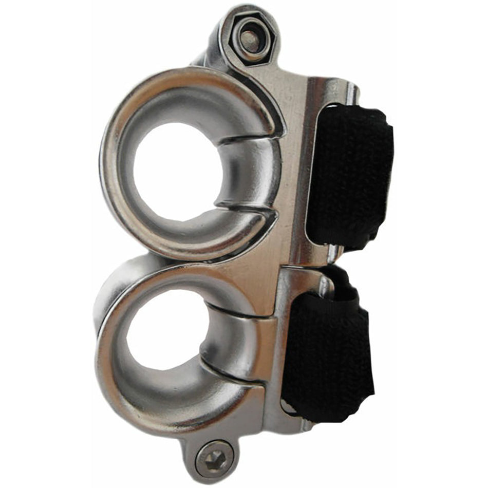 Wichard Marine - Double Fairlead - 25mm Diameter Stanchion w/Webbing, Velcro Stripe — Quality Boat Parts