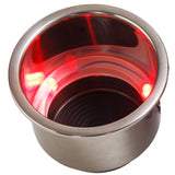 Sea-Dog - LED Flush Mount Combo Drink Holder - With Drain Fitting — Quality Boat Parts