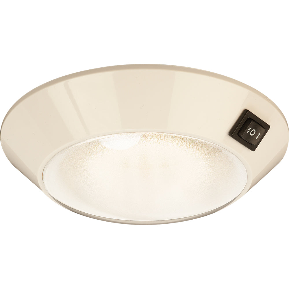 Sea-Dog - LED Dome Light - Chrome, Plastic, Clear/Red Bulb, 4" — Quality Boat Parts