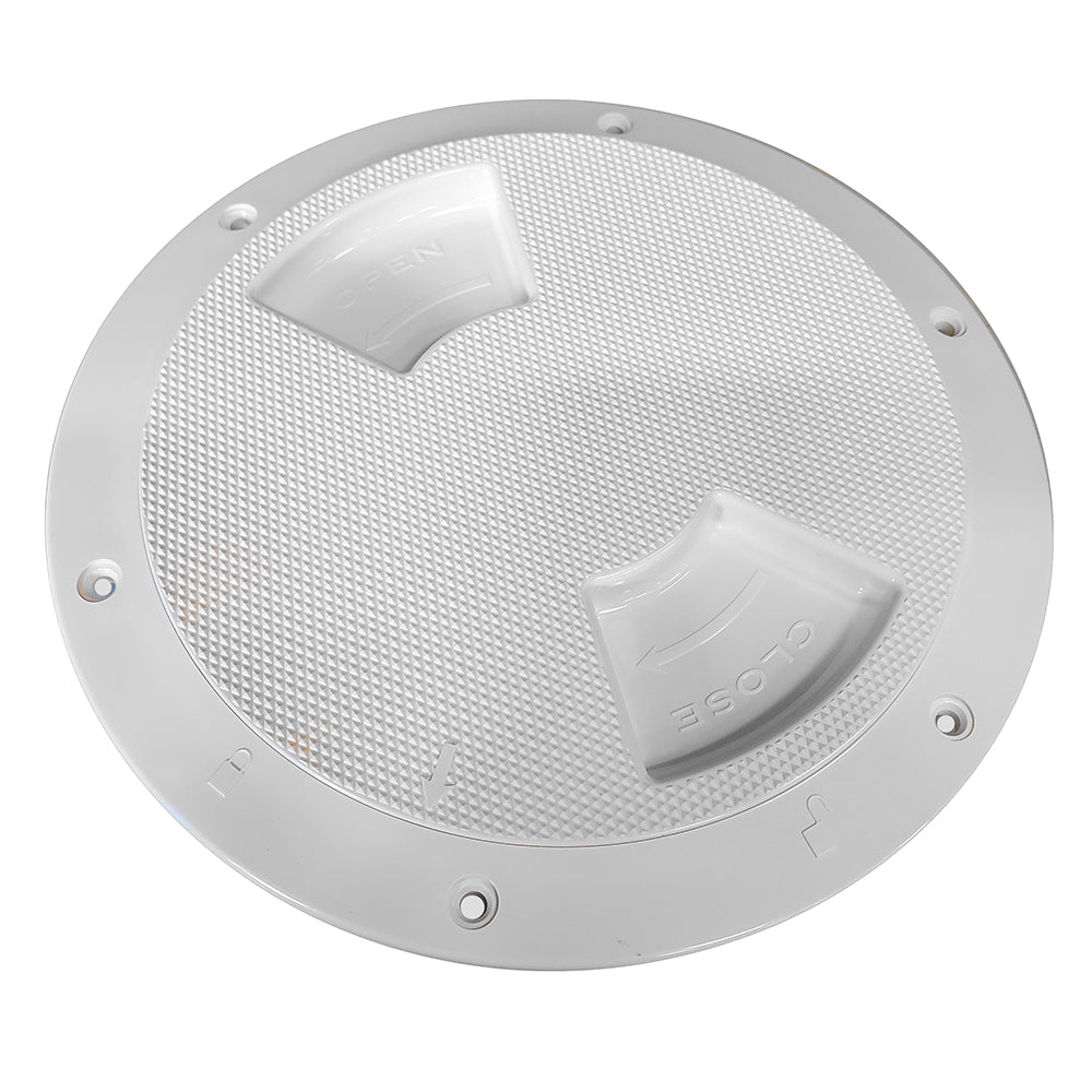 Sea-Dog - Textured Quarter Turn Deck Plate - 8" — Quality Boat Parts
