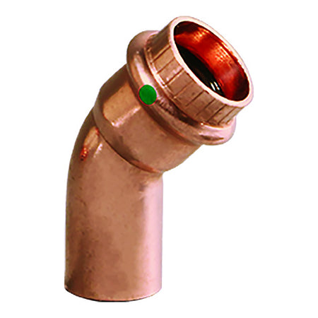 Viega - ProPress 45" Copper Elbow - Street/Press Connection — Quality Boat Parts
