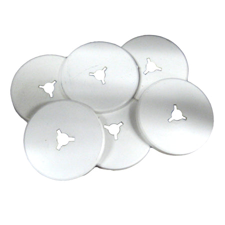 Weld Mount - White Nylon 1.25" Stud Cover - For 1/4" x 20 Stud, Qty. 50 — Quality Boat Parts