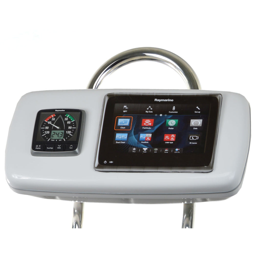 NavPod - GP1040-19 SystemPod Pre-Cut - For Raymarine ES97, ES98, One Instrument, For 9.5" Wide Guard — Quality Boat Parts