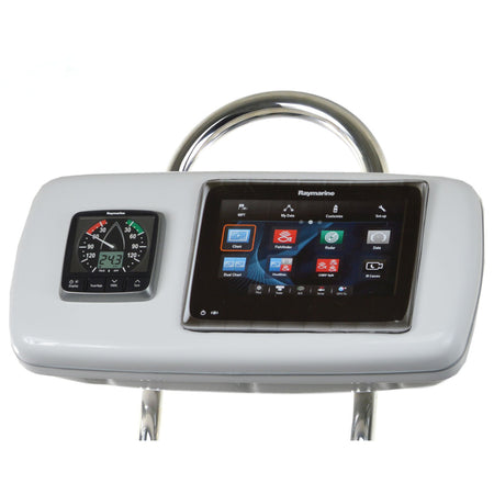 NavPod - GP1040-19 SystemPod Pre-Cut - For Raymarine ES97, ES98, One Instrument, For 9.5" Wide Guard — Quality Boat Parts